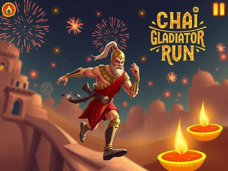 Chai Gladiator Run Diwali edition with fireworks